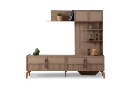 Modern TV Lowboard für Wohnzimmer Stilvoll Beige farbe Perfekte Neuheit