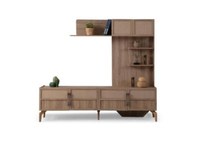 Modern TV Lowboard für Wohnzimmer Stilvoll Beige farbe Perfekte Neuheit