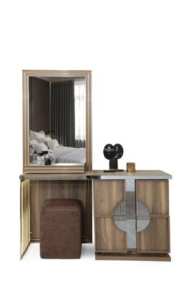 Stilvoll Schlafzimmer Set Luxus Schminktisch mit Spiegel Design neu