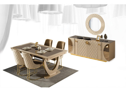 Ein wunderbares Set für ein Esszimmer im zeitgenössischen Stil