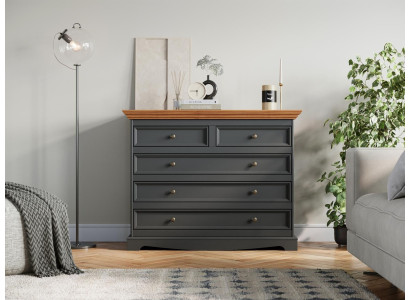 Kommoden Sideboards 5 Schubladen Hochschrank Schrank Regal Kommode Sideboard Neu