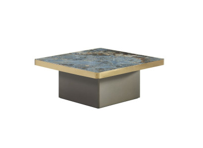 Edler Design Couchtisch Marmor Wohnzimmer Tische luxus Möbel Tisch Edelstahl Neu