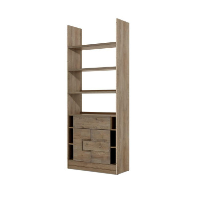 Klassisch Regal Wandregal Bücherschrank Bücherregal Wohnwand Wohnzimmer