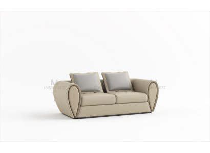 Sofa 2 Sitzer Design Sofas Polster Couchen Leder Relax Moderne Zweisitzer
