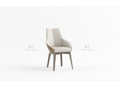Stuhl 1x Ess Zimmer Polster Stuhl Sessel Fernseh Lounge Club Leder Textil