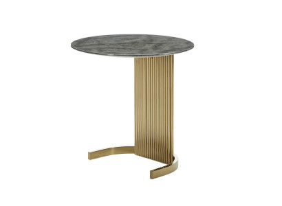 Beistelltisch Modern Design Möbel Marmor Luxus Gold Kreative Wohnzimmer Tisch