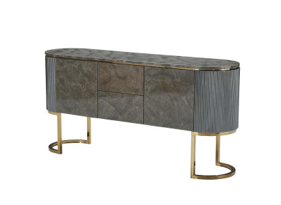 Kommode Wohnzimmer Sideboard Moderne Holz Designer Möbel Luxus Marmor Kommoden