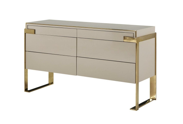 Design Kommode Sideboard Luxus Schrank Edelstahl Kommoden lowbaord Möbel Holz