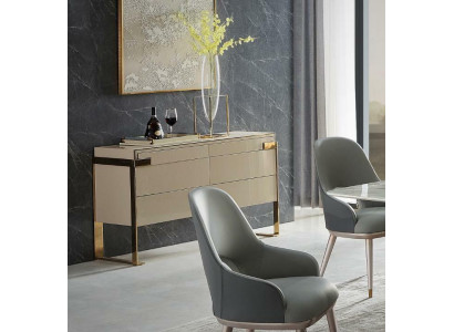 Kommode Design Sideboard Edelstahl Luxus Möbel Hotel Schrank Kommoden Schränke