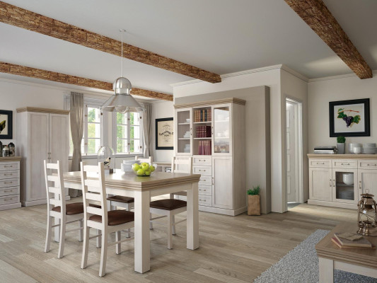 Kommode Wohnen Möbel Holz Sideboard Handarbeit Konsole Kommoden Low Board Luxus