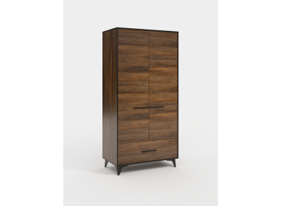 Kleiderschrank Schränke Schrank Schrankwand 2 Türen Holz Möbel Schlafzimmer Neu