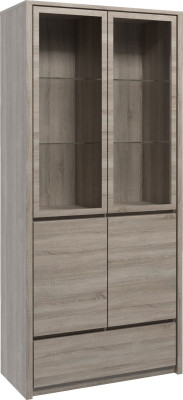Esszimmer Holz Wohnzimmer Möbel Vitrine Kommode Vitrinen Glasschrank Schränke
