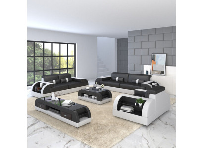 Sofagarnitur 31 Sitzer Stoff Design Couch Polster Sofas Modern Garnitur Gruppe