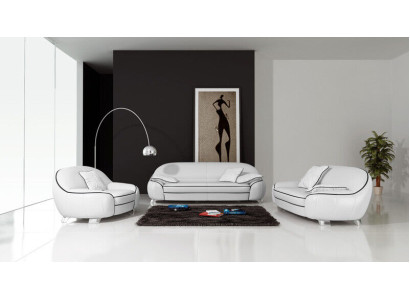 Sofagarnitur 3+1+1 Sitzer Sofa Sitz Couch Polster Garnitur Moderne Couchen