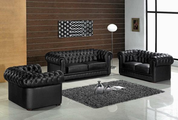 Ledersofa Sofa Couch Sofagarnitur Sitzer Garnitur Design Moderne Sofas