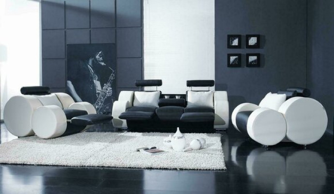 Sofagarnitur Ledersofa Sofa Couchen Sitzer Set Sofas Polster Couch 3tlg