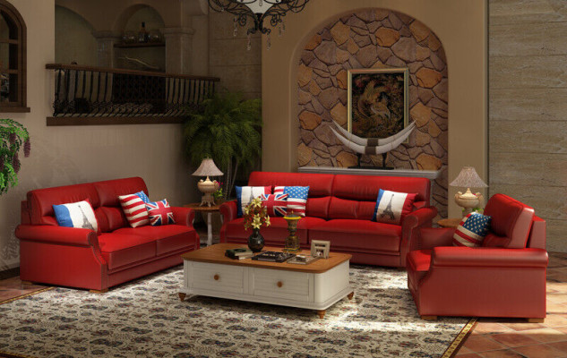 Sofagarnitur 3+1+1 Polster Designer Sofas Garnitur Couch Sofa Garnituren