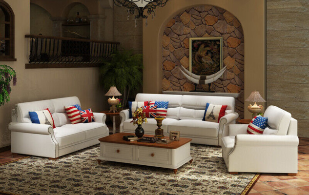 Sofagarnitur 3+1+1 Polster Designer Sofas Garnitur Couch Sofa Garnituren