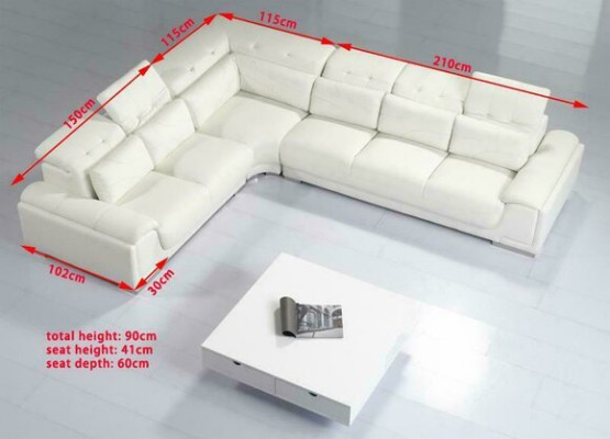 Ecksofa Wohnlandschaft Sofa Couch Garnitur Polster Eckcouch L Form
