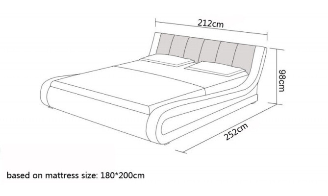 Bett Lederbett Polsterbett Moderne Doppel Schlafzimmer Ehebett Betten