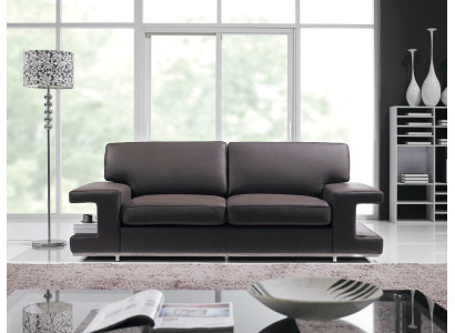 Sofa Couch Polster 2 Sitzer Leder Sofas Couchen Sitz Garnituren Design