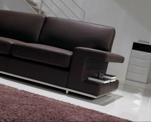 Sofa Couch Polster 2 Sitzer Leder Sofas Couchen Sitz Garnituren Design