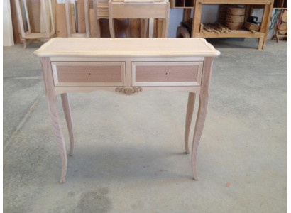 Hochwertige Konsole Tisch Luxus Holz Schlafzimmer Klassische Beige Konsolentisch