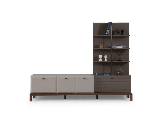 Moderner TV-Ständer Designer Wandschrank RTV Lowboard Holz Möbel Neu