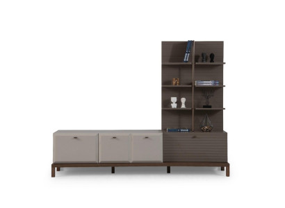 Moderner TV-Ständer Designer Wandschrank RTV Lowboard Holz Möbel Neu