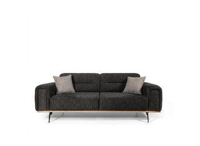 Stilvoller Dreisitzer Wohnzimmer Chesterfield Sofa Luxuriöse Möbel Neu