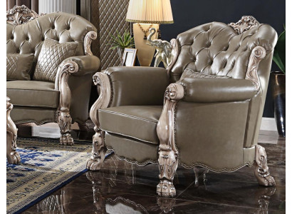 Barock Sessel Einsitzer Polster Sofa Couch Fernseh Couchen Design Wohnzimmer Neu