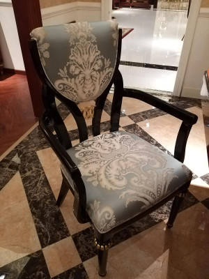 Edles Designer Stuhl Set 6 x Sessel Stühle Barock Rokoko Antik Stil