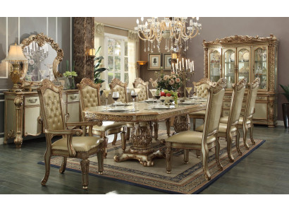 Goldener Chesterfield Stuhl Designer Esszimmer Möbel Luxuriöser Einsitzer