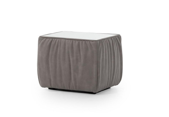 Nachttisch Braun Holz Möbel Design Beistelltisch Schlafzimmer Tisch