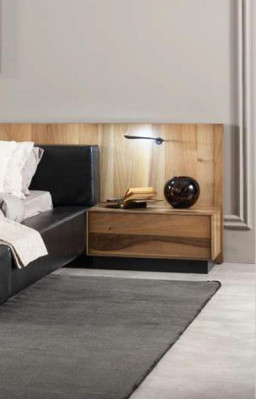 Luxuriöses und Komfortables 4-teiliges Schlafzimmer-Set in Braun - Moderner Stil für Ihr Schlafzimmer