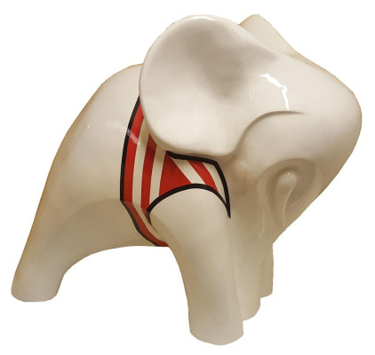 Dekoration Elefant Abstrakte Figur Statue Moderne Figuren Deko Garten Skulpturen