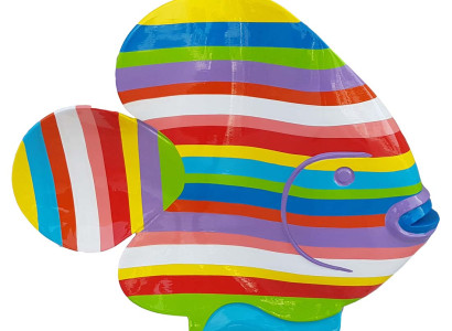 Abstrakte Figur Handarbeit Dekoration Wohn Deko Skulpturen Statuen Figuren Fisch
