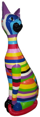 Abstrakte Figur Figuren Abstrakt Statuen Skulptur designer Loft bunte Skulpturen