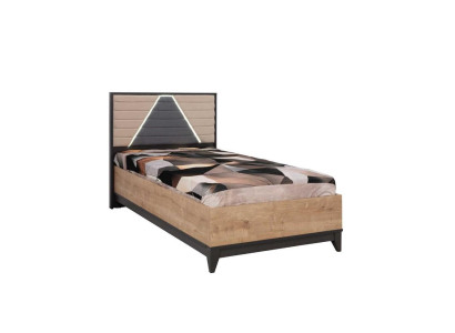Bett 120 cm Kinderbett Bettrahmen Kinderzimmer Braun Holz Betten Neu