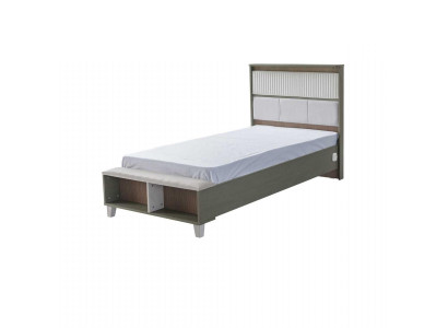 Bettrahmen Kinderbett Bett Kinderzimmer Bettgestelle Grau Holz Betten