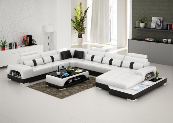 Couch Garnitur Polster Big xxl Sofas Couchen Sofa Wohnlandschaft U Form Ecksofa