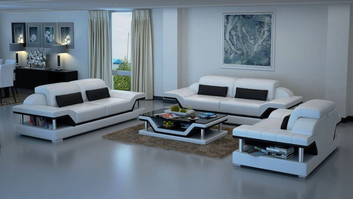 Sofagarnitur 3+2+1 Sitzer Sofa Sitz Couch Polster Garnitur Moderne Couchen Neu