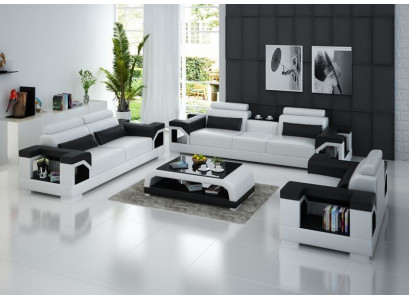 Luxus Sofagarnitur 3+2+1 Sitzer Set Design Sofa Polster Couchen Couch Modern