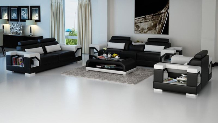 Luxus Sofagarnitur 3+2+1 Sitzer Set Design Sofa Polster Couchen Couch Modern