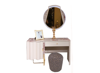 Schlafzimmer Komplett Schminktisch mit Spiegel Luxus Design Modern Einrichtung