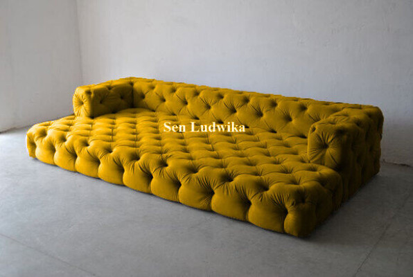Design Chesterfield Sofagarnitur Big xxl Sofa 5-Sitzer Couch Polster Sofas