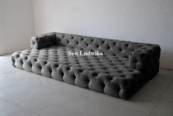 Design Chesterfield Sofagarnitur Big xxl Sofa 5-Sitzer Couch Polster Sofas