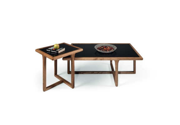 Moderner Couchtisch 2x für Wohnzimmer Luxur Möbel braun Möbel