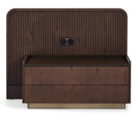 Schlafzimmer Set Luxus Komplettes Bett +2x Nachttische 3tlg  Modern Set