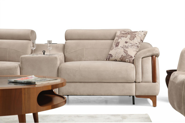 Wohnzimmer Set 3 tlg Luxus Sofagarnitur Dreisitzer Sofa Couch Modern Möbel